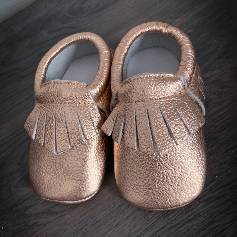 Brand New Toddler leather moccasins